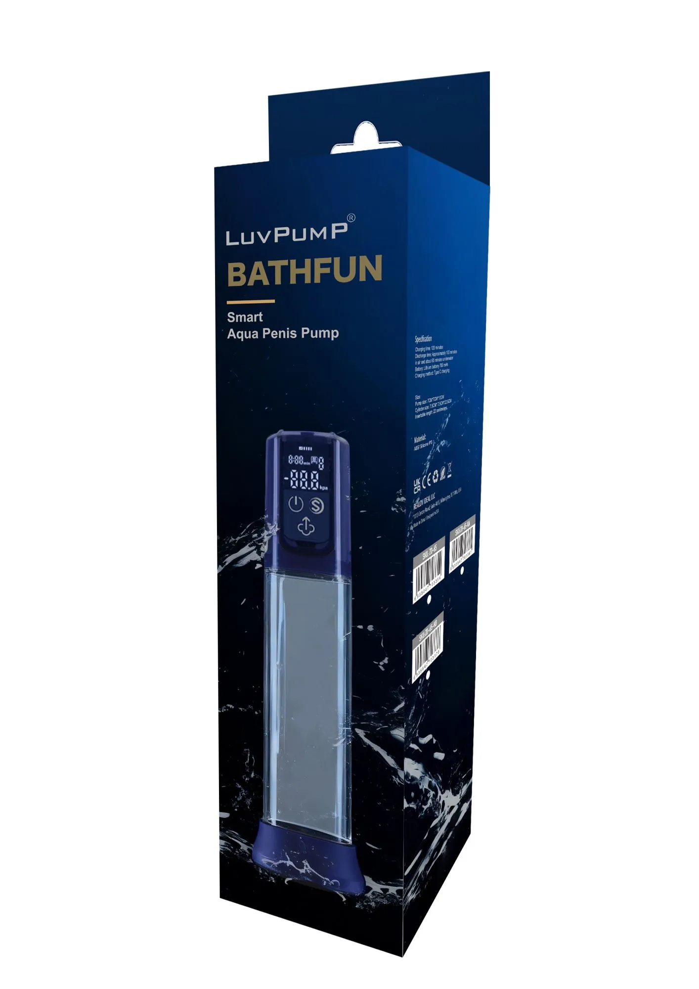 вакуумная помпа realov bathfun pro ai aqua penis pump zd-65-ka в Севастополе