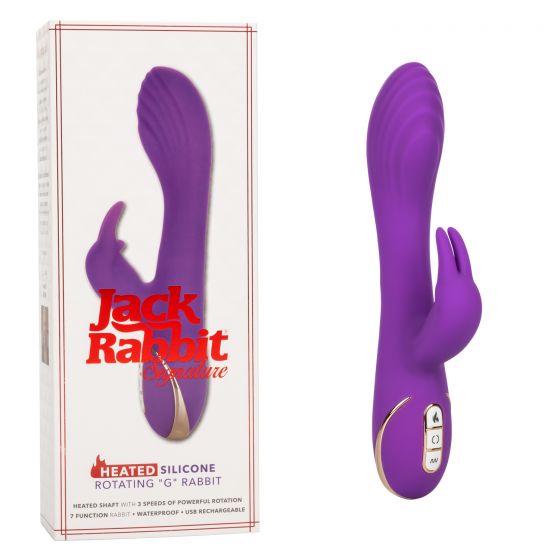 Ультра мягкий перезаряжаемый вибратор кролик Jack Rabbit Signature с функцией нагрева, вибрации и ро