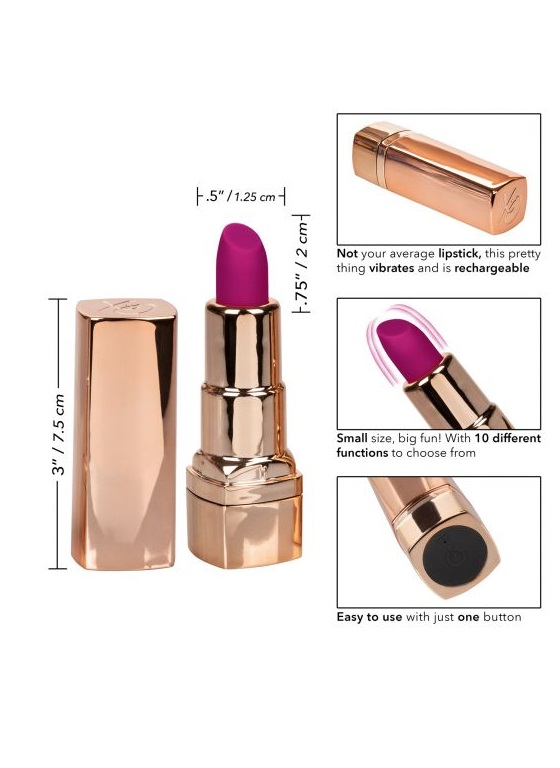 перезарежаемый миниатюрный вибромассажер в виде помады hide & play rechargeable lipstick в Севастополе