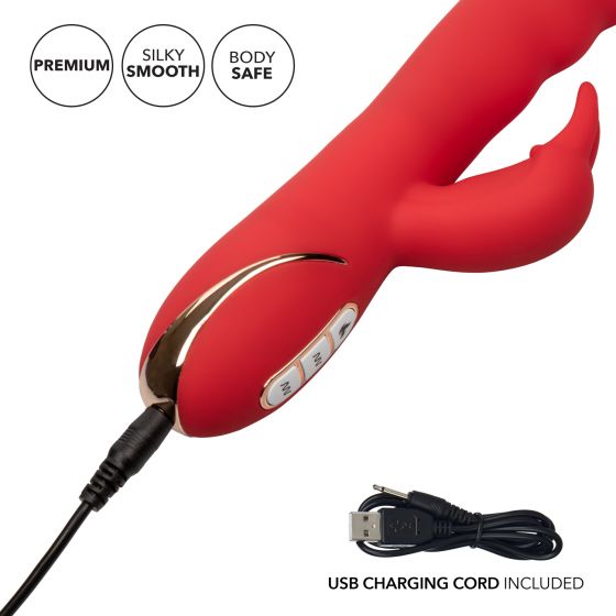 ультра мягкий перезаряжаемый вибромассажер кролик с функцией нагрева heated silicone ultra-soft rabb в Севастополе