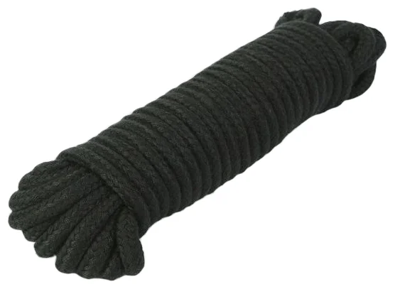 веревка для фиксации пикантные штучки, чёрная, 10 м в Севастополе