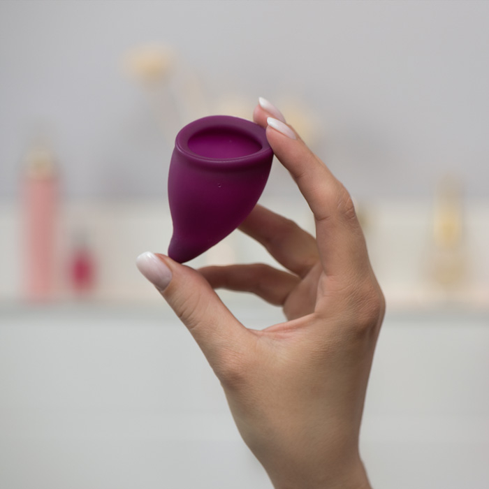 менструальная чаша fun cup «размер б» (фиолетовый)/95006 в Севастополе