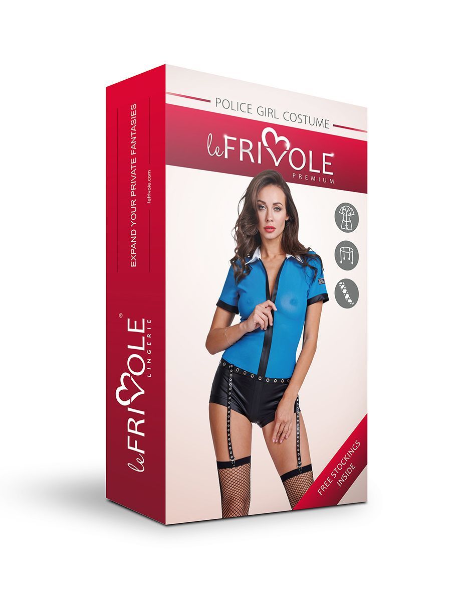 Эротическое костюм полицейского le frivole, боди на молнии в Севастополе