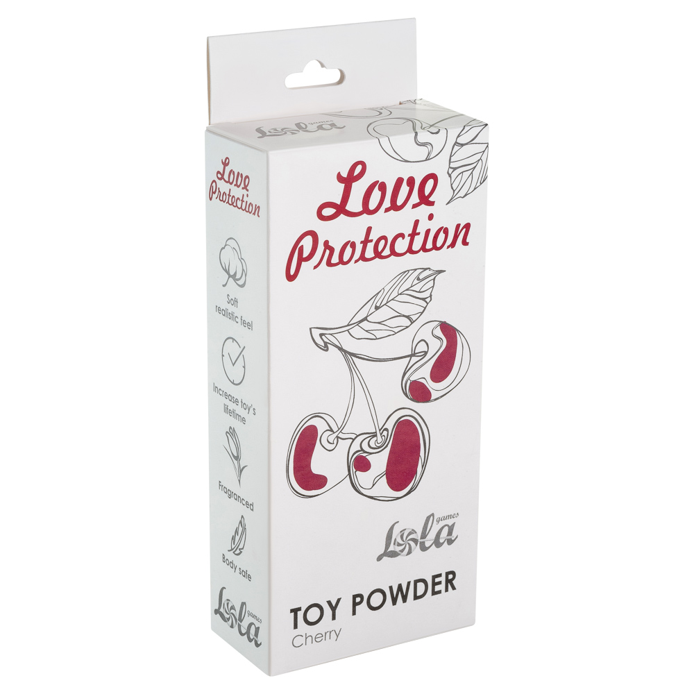 Пудра для игрушек ароматизированная Love Protection Вишня 30гр 1821-01Lola