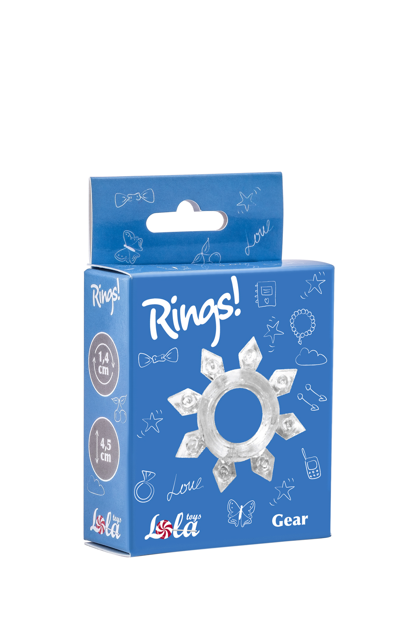 эрекционное кольцо rings gear white 0112-20lola в Севастополе