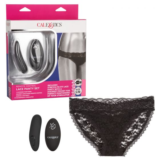 Трусики с вибромассажером для стимуляции клитора Remote Control Panty Set S/M