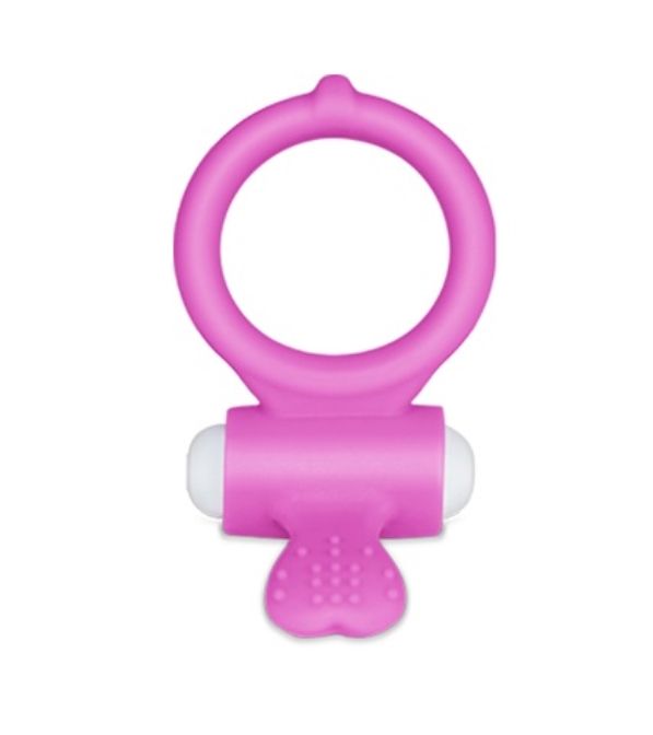 эрекционное виброкольцо lovetoy power heart, розовое в Севастополе