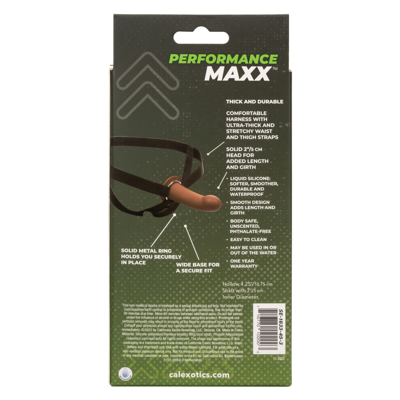 фаллопротез из силикона performance maxx extension with harness (15,75 х 5 см.) в Севастополе