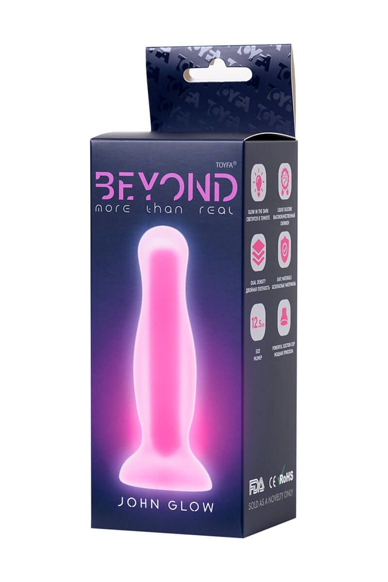 анальная втулка beyond by toyfa john glow, 12,5 см в Севастополе