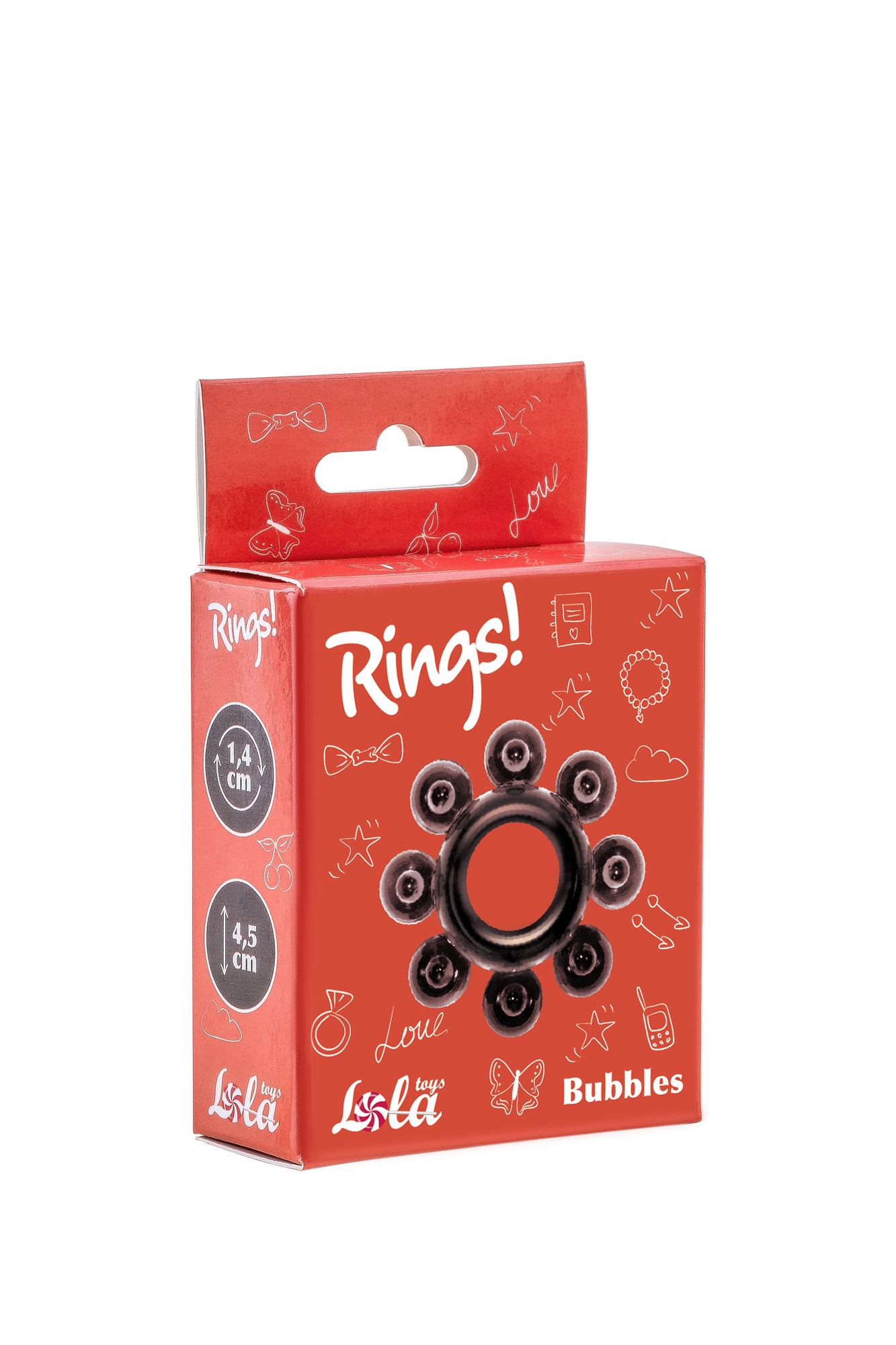 эрекционное кольцо rings bubbles black 0112-31lola в Севастополе