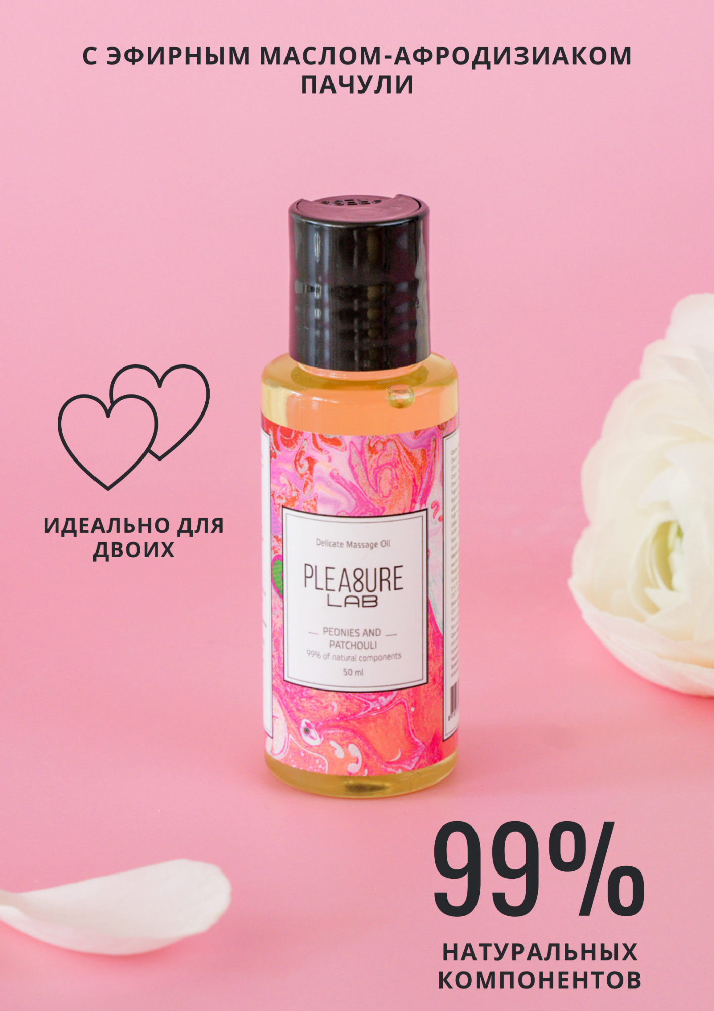 масло-афродизиак pleasure lab delicate пионы и пачули 50 мл 1024-01lab в Севастополе