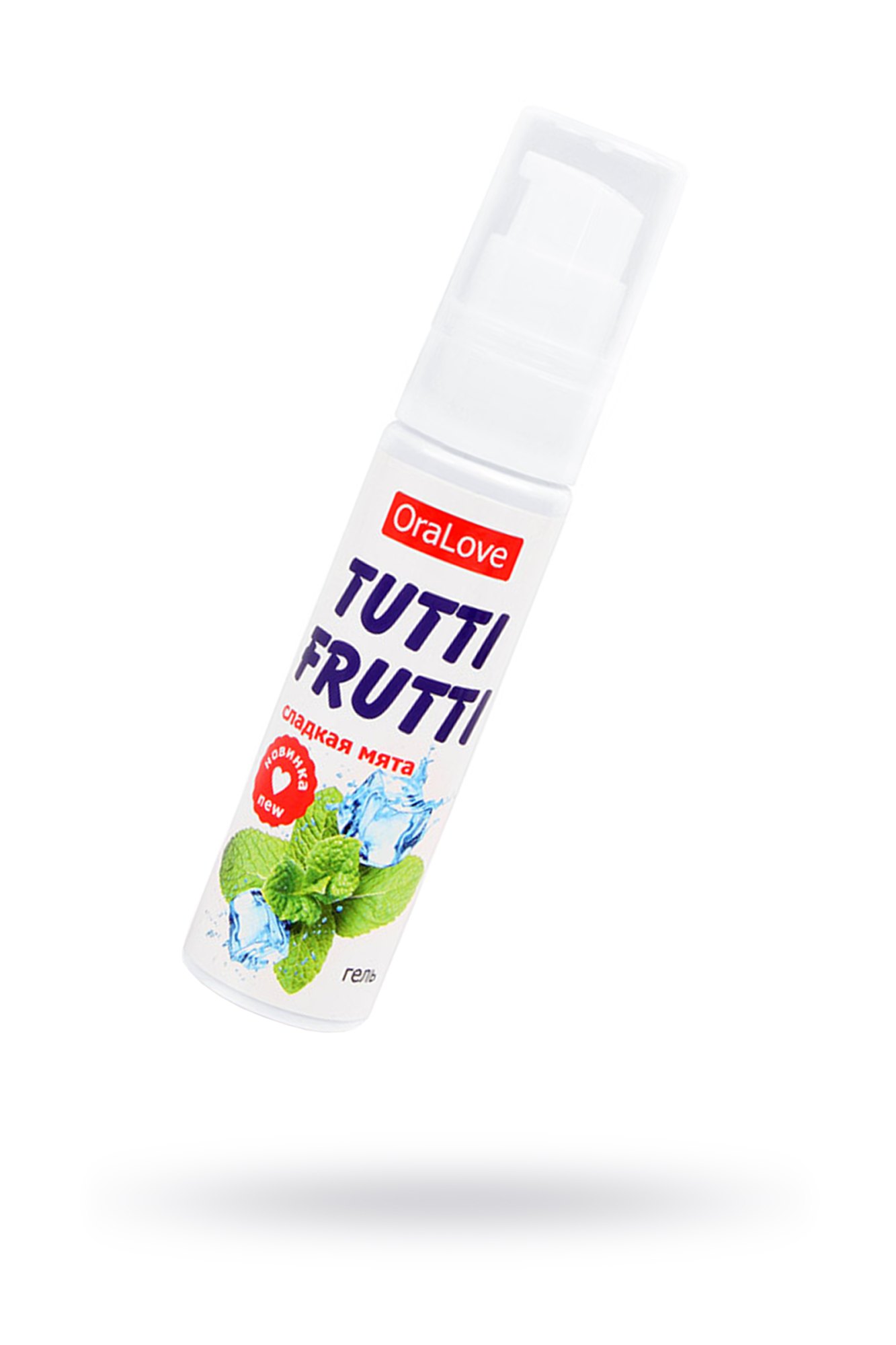Съедобная гель-смазка TUTTI-FRUTTI для орального секса со вкусом сладкой мяты 30г