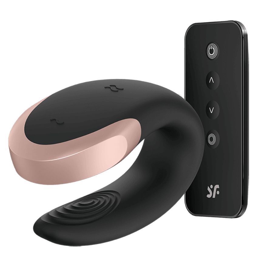 вибратор для пар satisfyer double love, черный в Севастополе