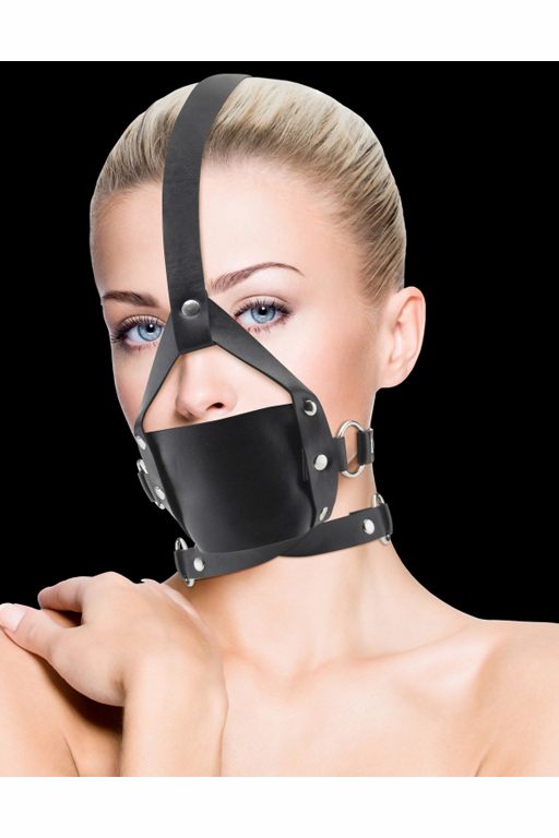 кляп в виде намордника leather mouth gag в Севастополе