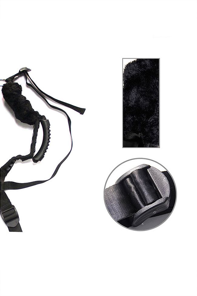 комплект бондажный roomfun sex harness bondage на сбруе, черный в Севастополе
