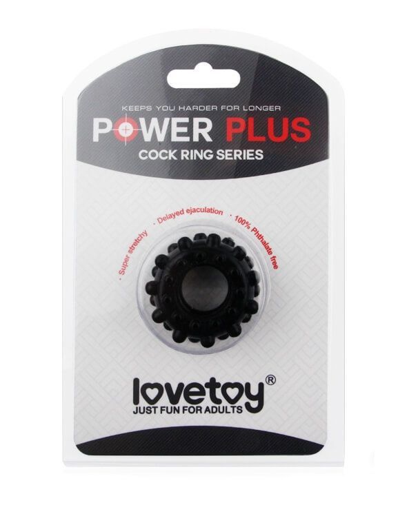 эрекционное кольцо lovetoy power plus 1433, черное в Севастополе