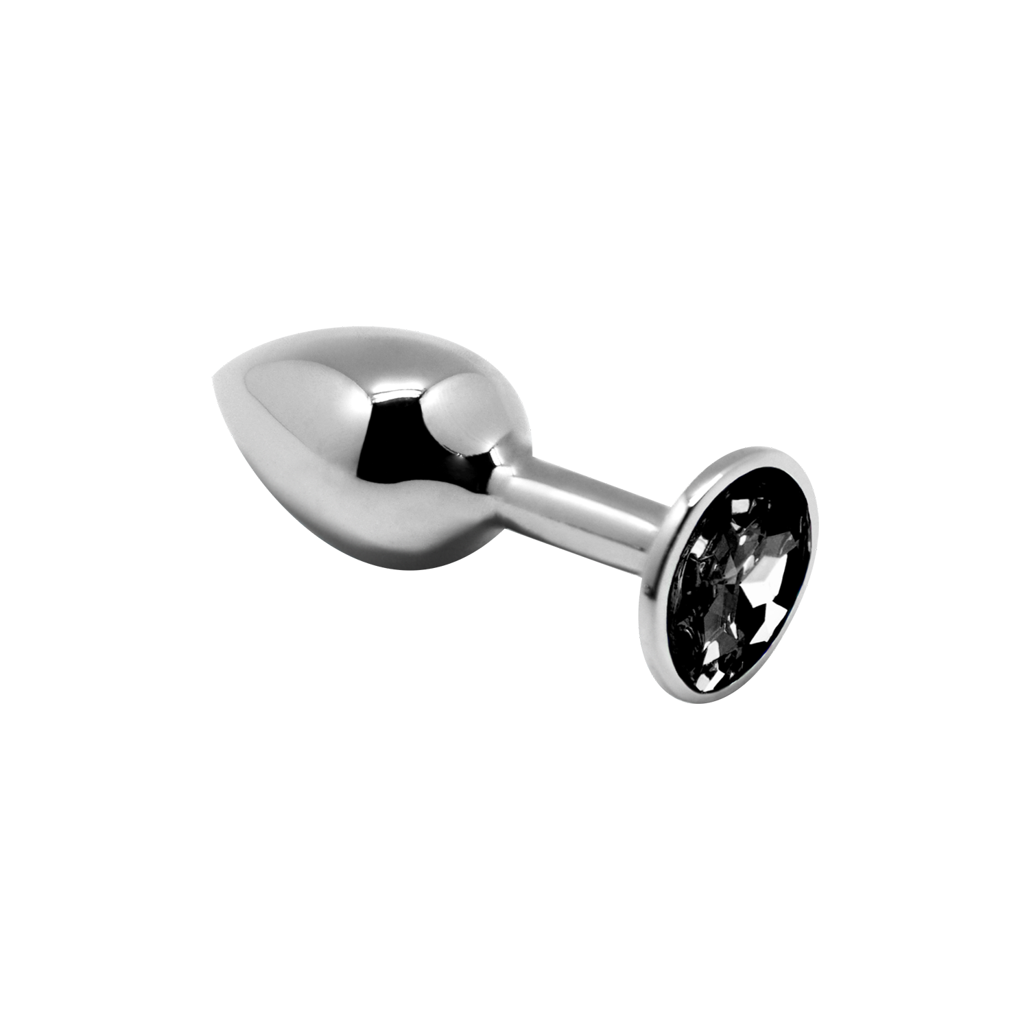 анальная пробка mini metal butt plug anal pleasure black s 70089al в Севастополе