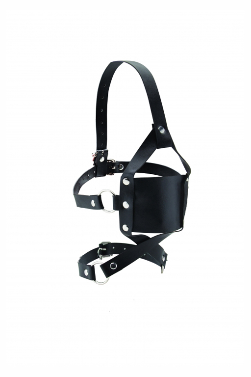 кляп в виде намордника leather mouth gag в Севастополе