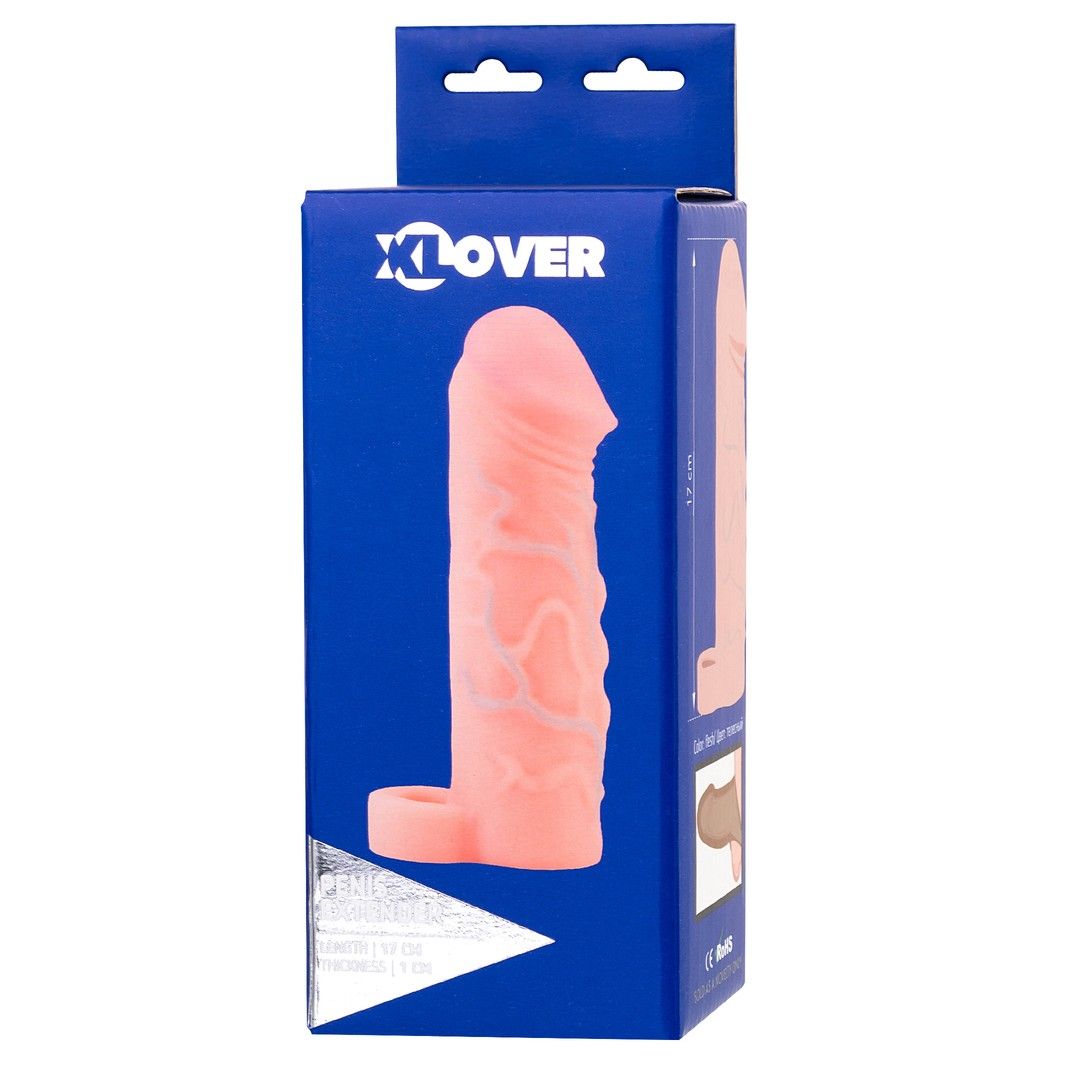 насадка toyfa xlover increase+ для увеличения размера, реалистичная, телесная в Севастополе