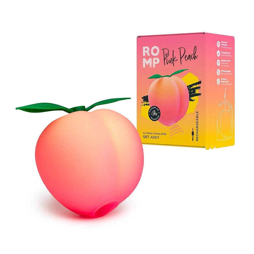 бесконтактный клиторальный стимулятор romp pink peach pleasure air стимулятор клитора в Севастополе