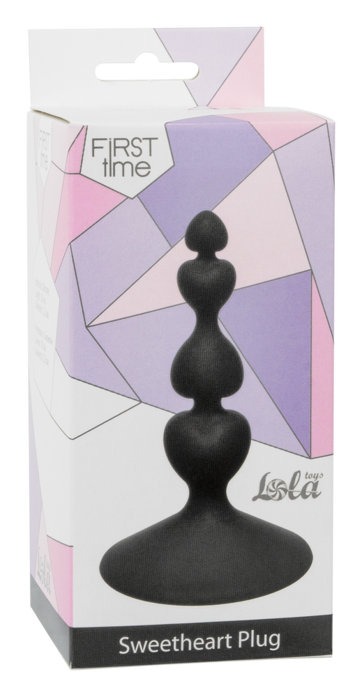анальная пробка sweetheart plug black 4106-03lola в Севастополе