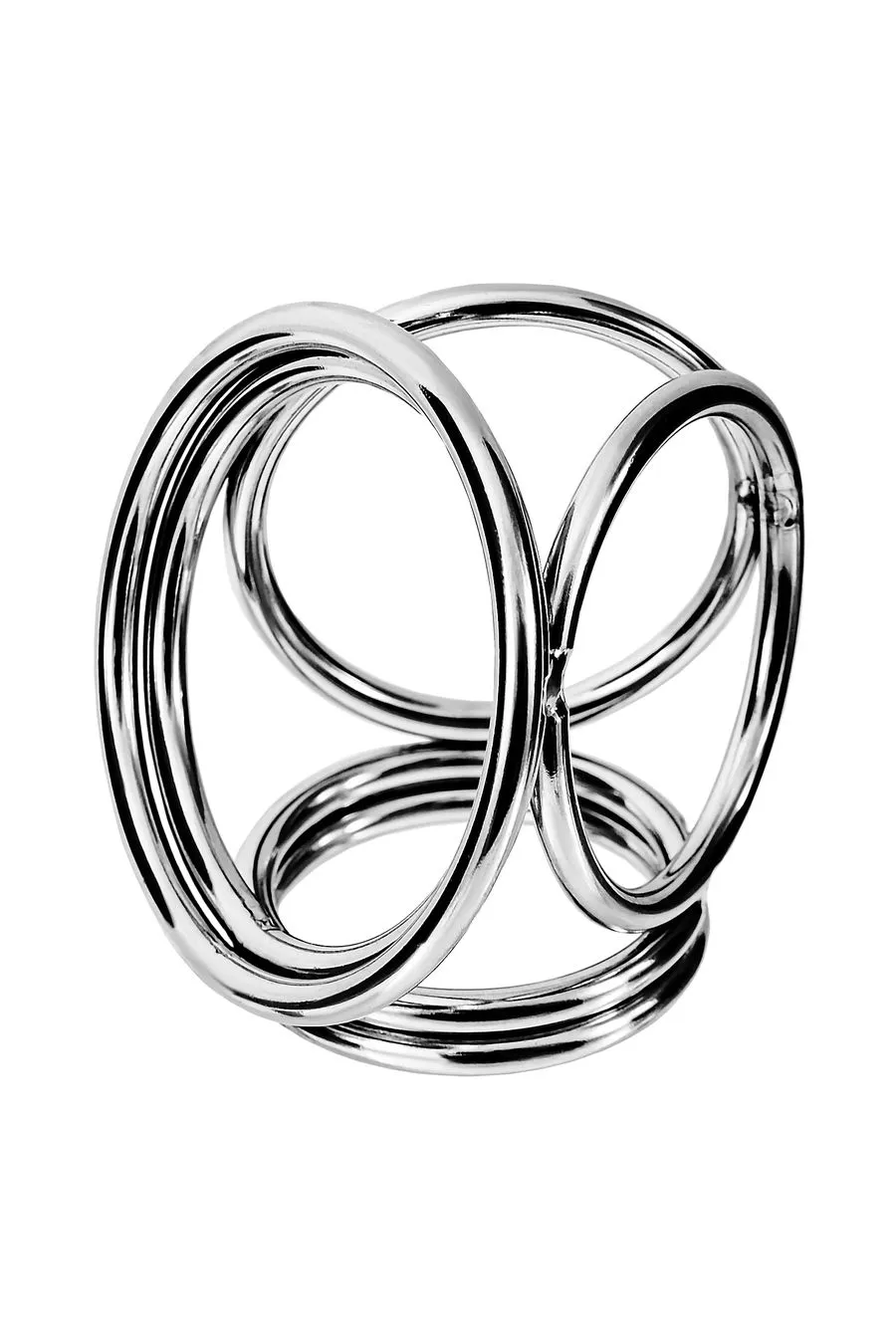 бондаж для пениса toyfa metal, 6 колец, серебристый в Севастополе