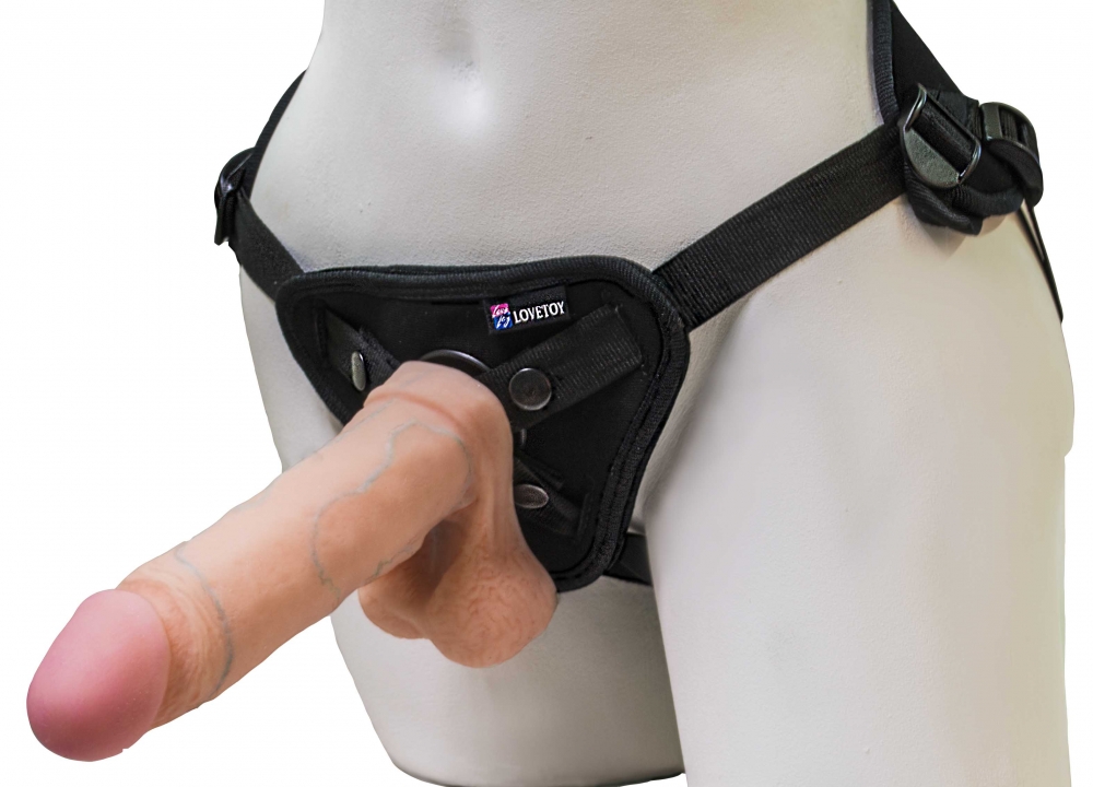 страпон с двумя насадками uni strap 8 black belt champion 531503ru в Севастополе