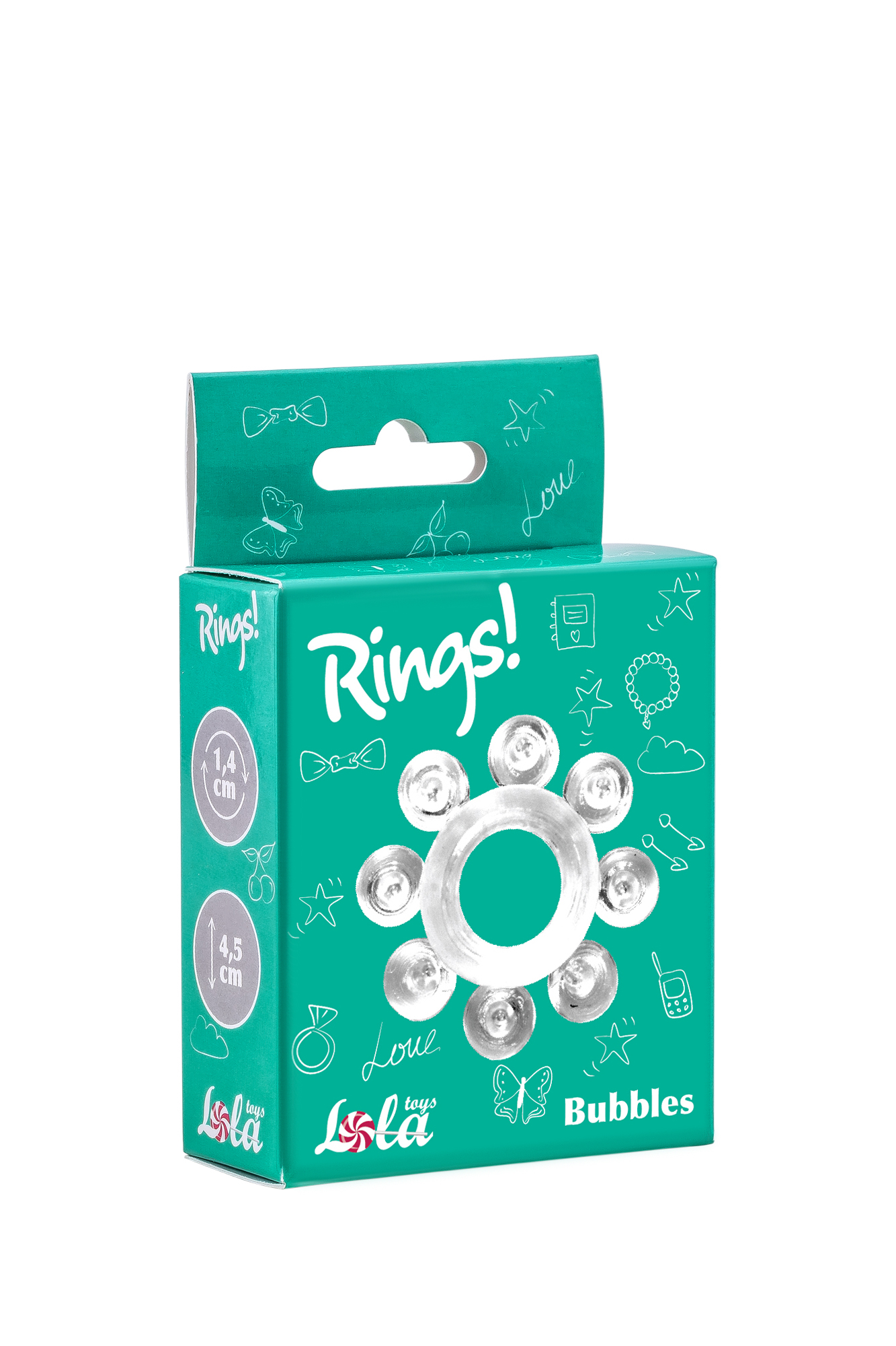 эрекционное кольцо rings bubbles white 0112-30lola в Севастополе