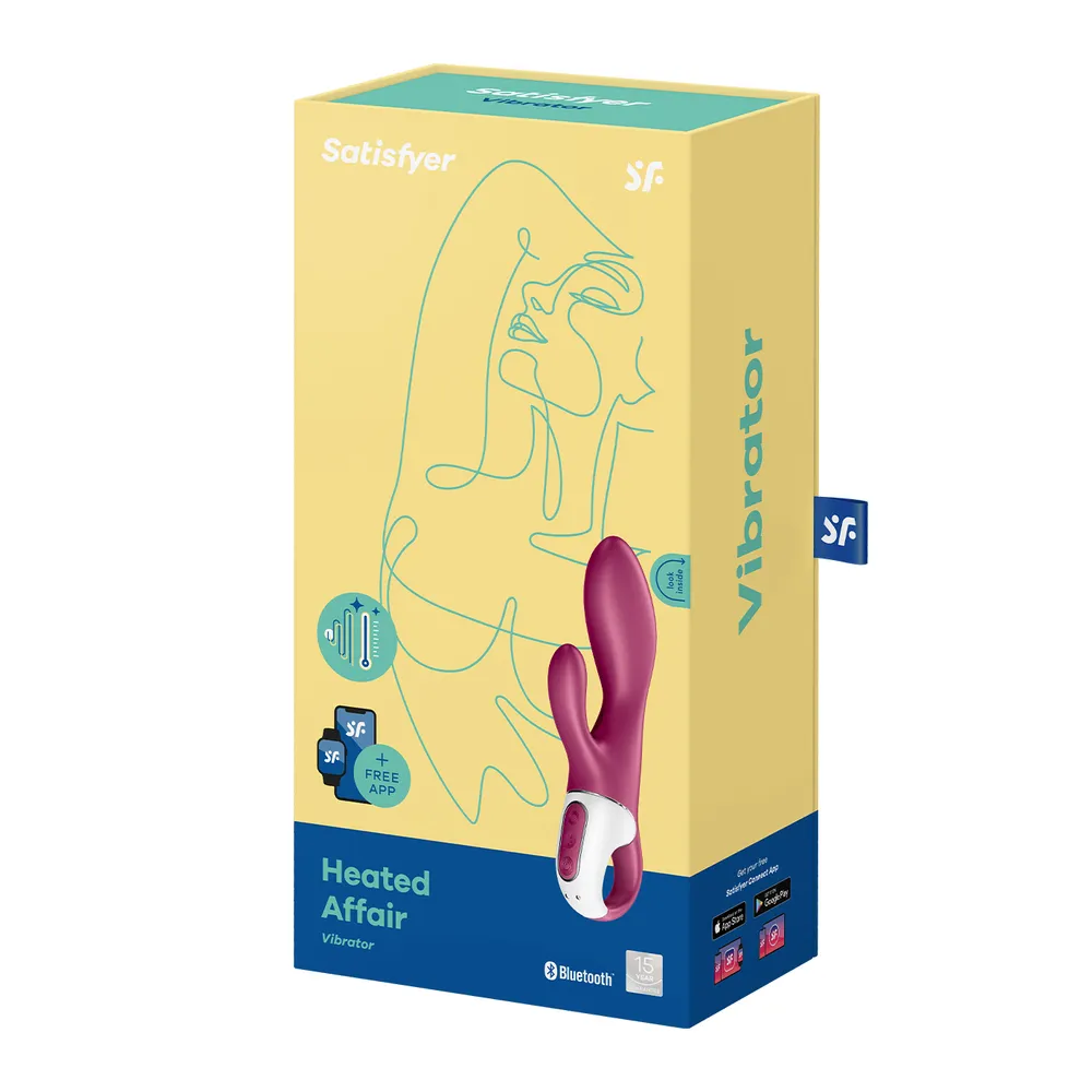 вибромассажер satisfyer heated affair connect app, красный в Севастополе