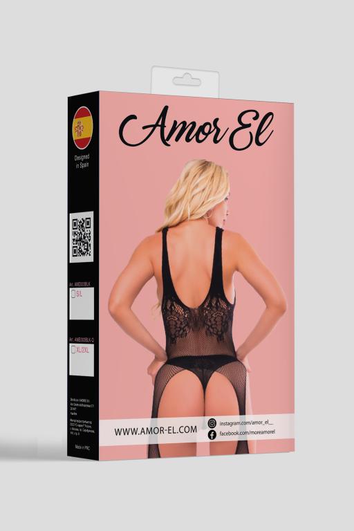Эротическое кетсьюит (боди-комбинезон) blanca s/l черный в Севастополе