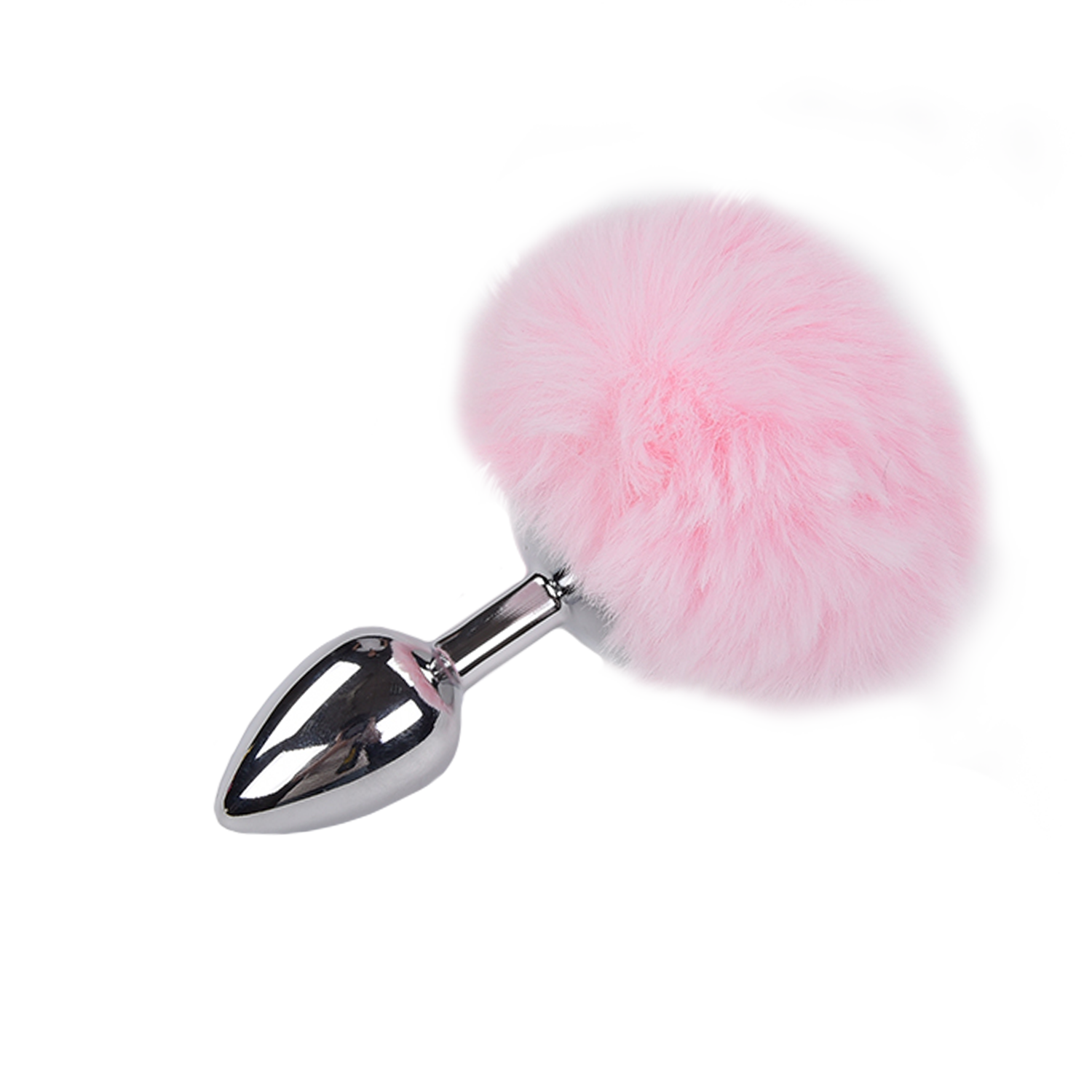 анальная пробка metal anal fluffly plug s pink 70372al в Севастополе
