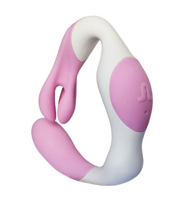 вибратор adrien lastic o venus, розово-белый в Севастополе