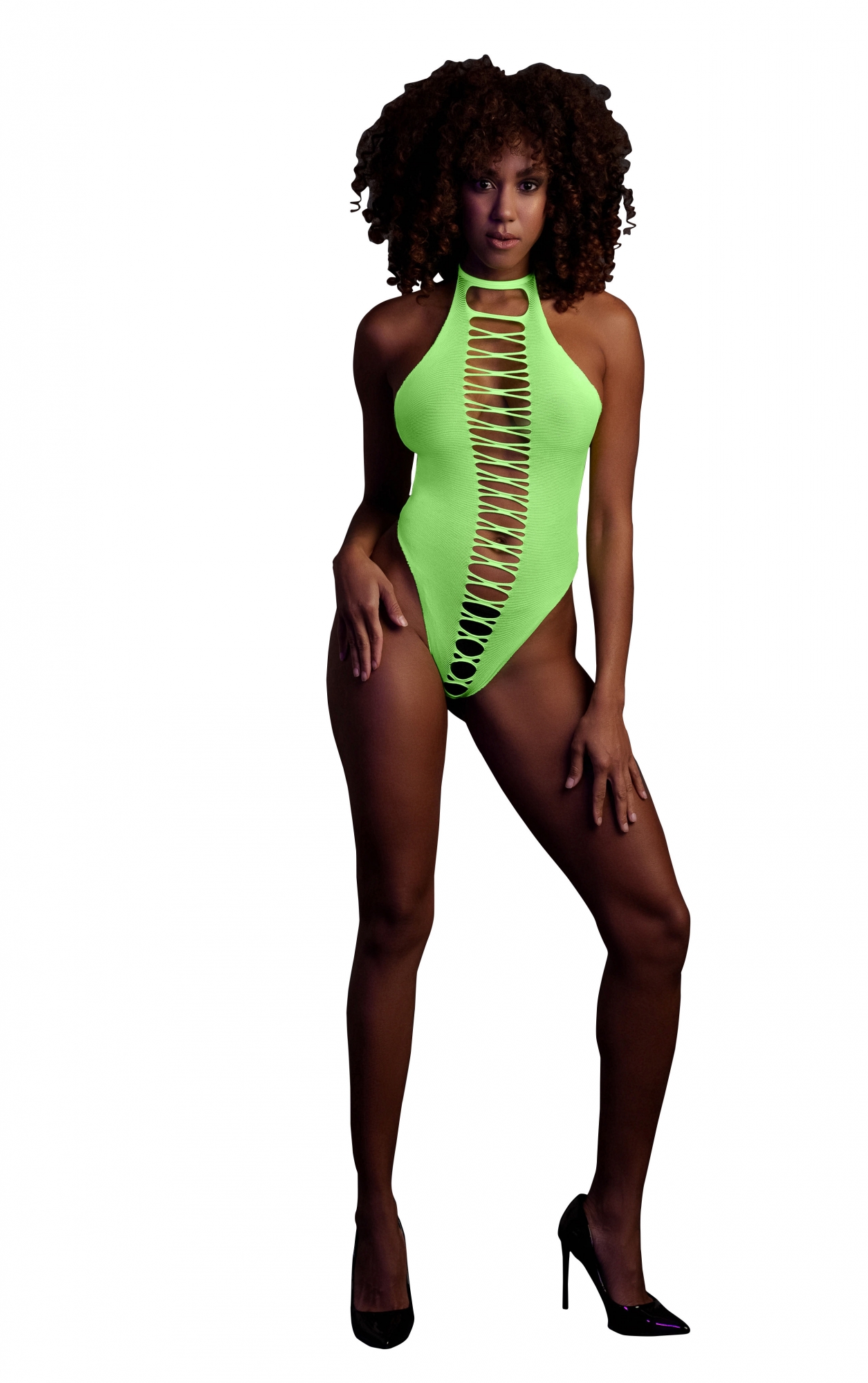 Эротическое боди - neon green - xs/xl в Севастополе