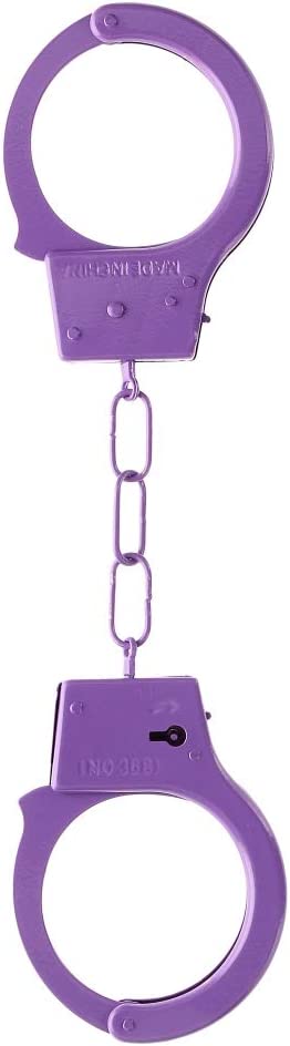 наручники металлические beginner's handcuffs, фиолетовые в Севастополе