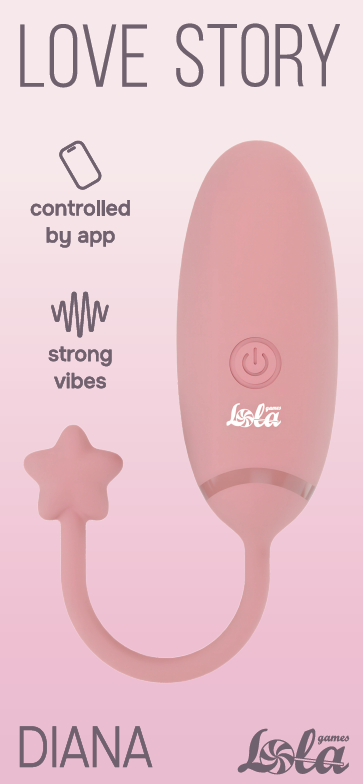 вибро яйцо с приложением diana love story pink 3014-01lola в Севастополе
