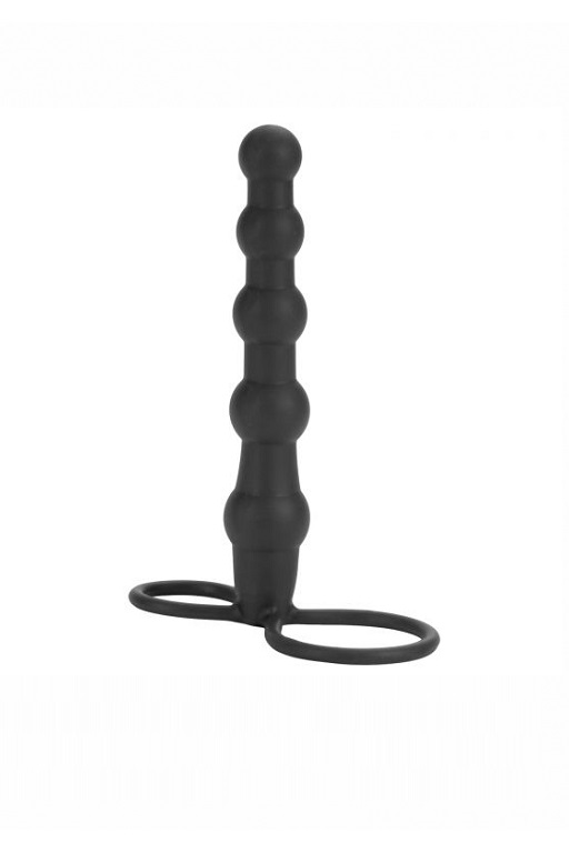 страпон для двойного проникновения (пенетрейшен) silicone beaded double rider в Севастополе