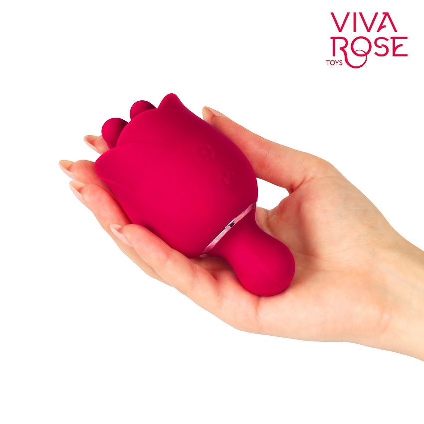 вибромассажер viva rose, розовый в Севастополе