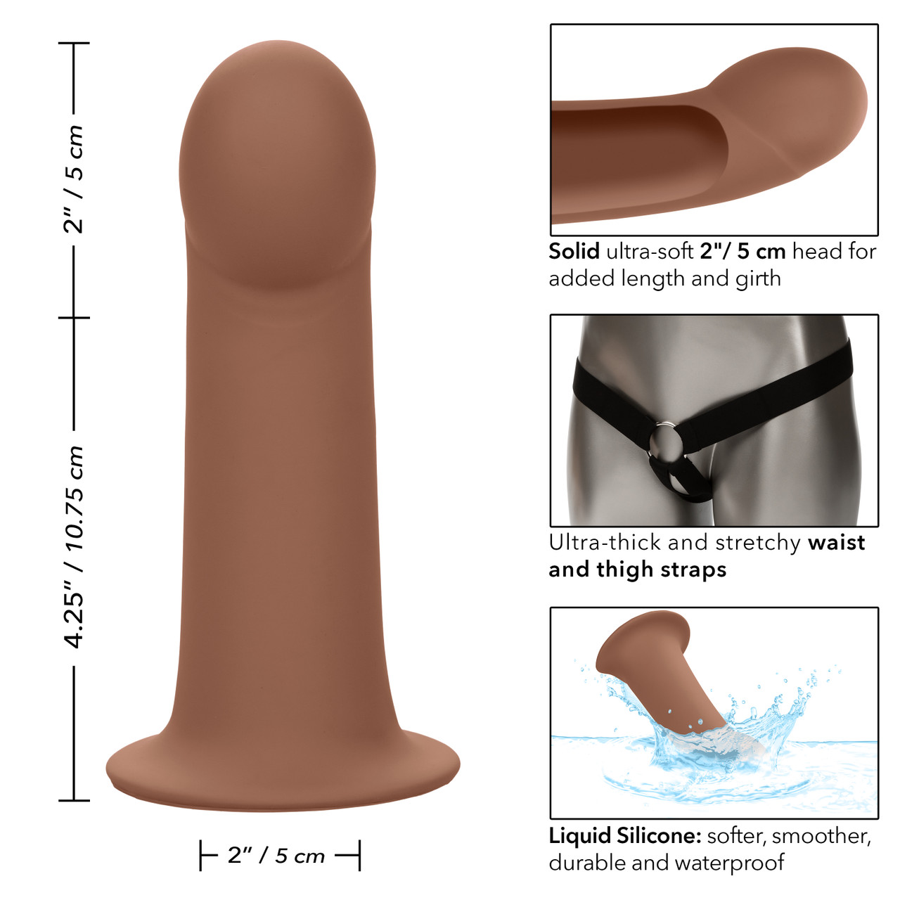 фаллопротез из силикона performance maxx extension with harness (15,75 х 5 см.) в Севастополе
