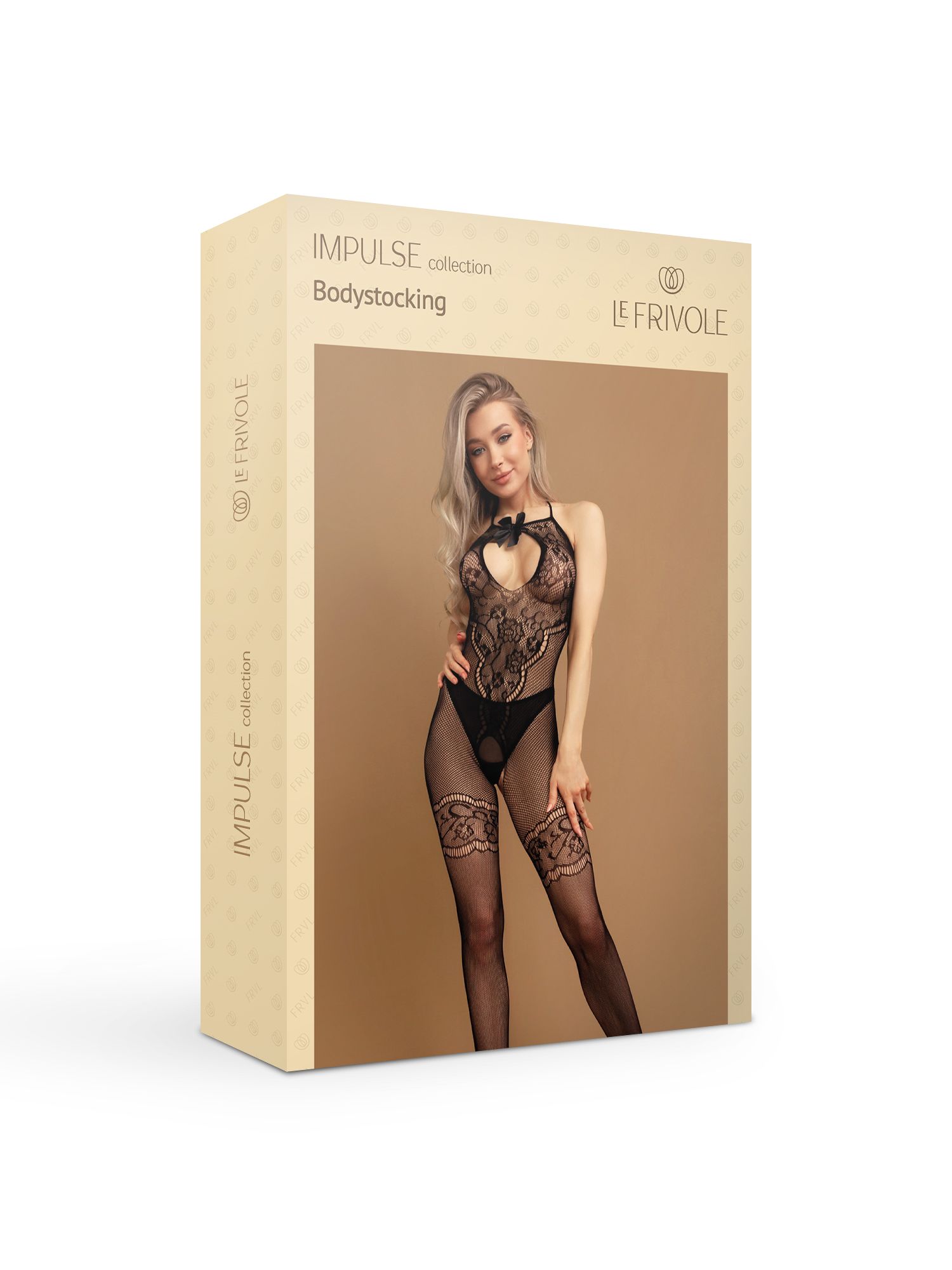 Эротическое черный боди-комбинезон с бантиком и вырезом на груди в Севастополе