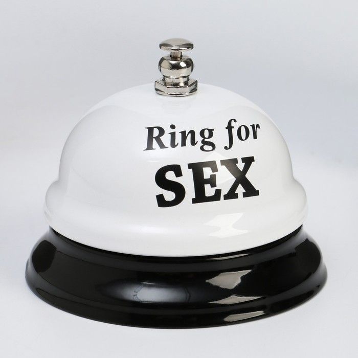 Белый эротический звонок Ring for Sex для пары