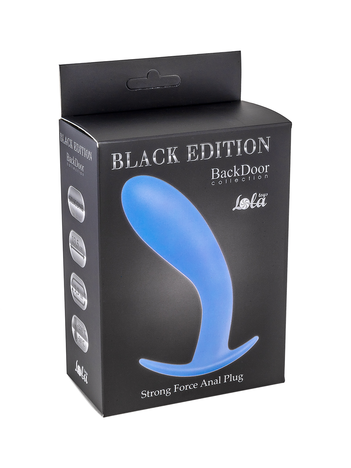 анальная пробка strong force anal plug blue 4215-03lola в Севастополе