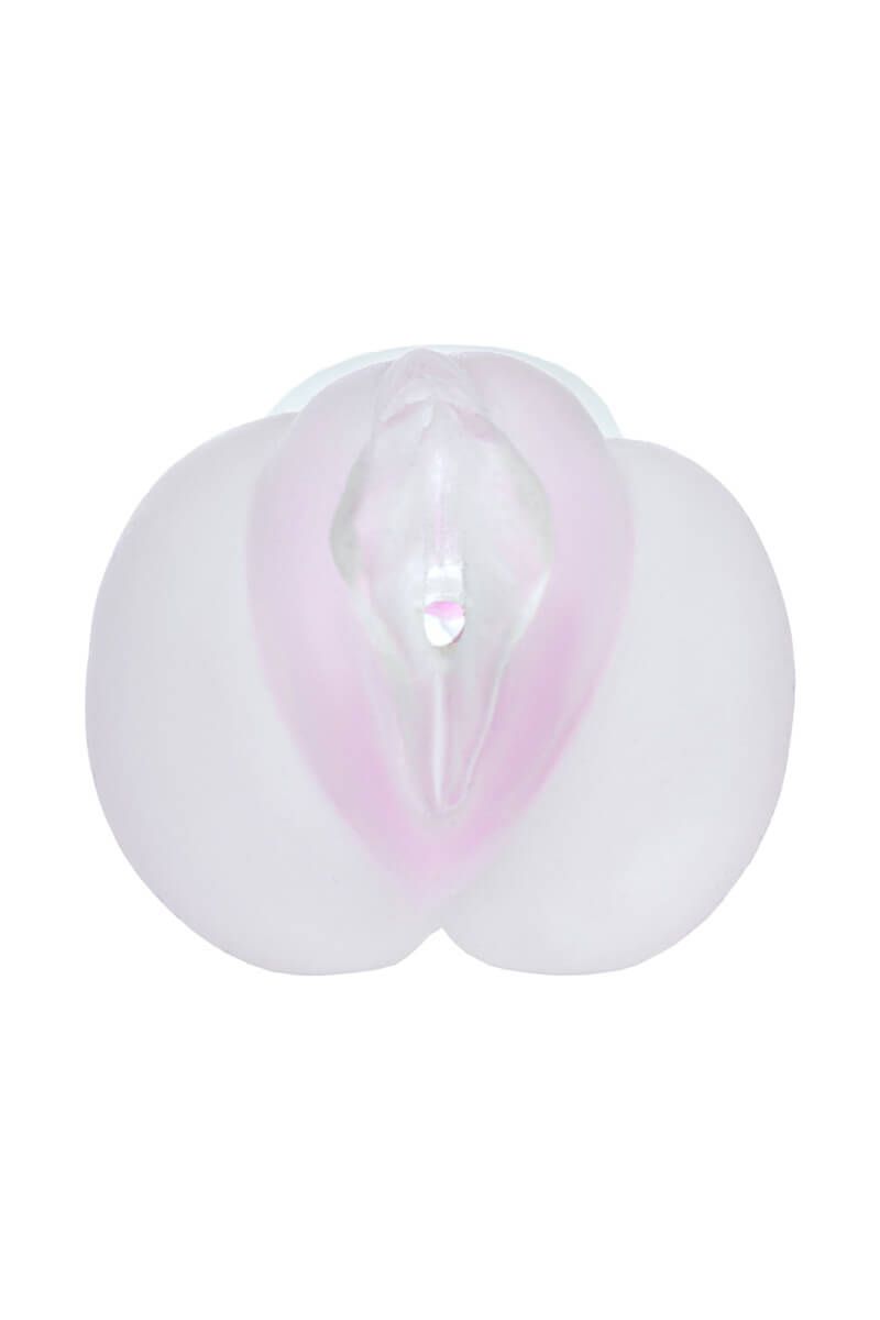мастурбатор реалистичный toyfa juicy pussy crystal rose, 14 см в Севастополе
