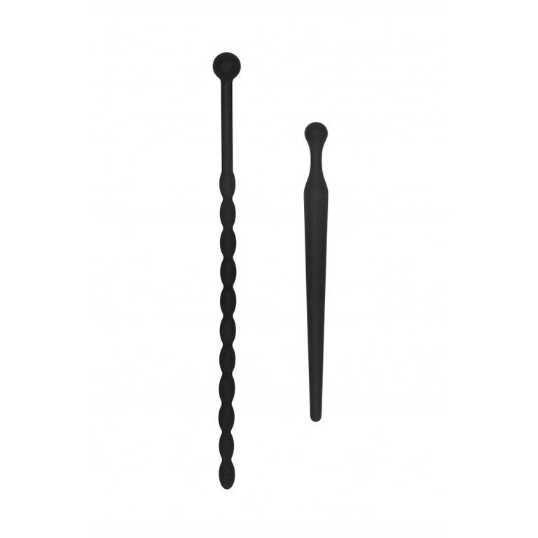 Набор уретральных бужей Silicone Beginners Plug Set черный