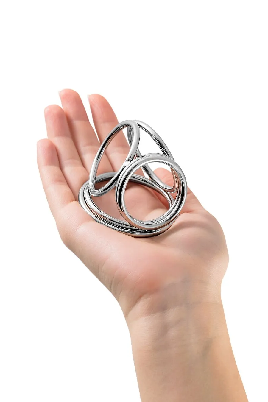 бондаж для пениса toyfa metal, 6 колец, серебристый в Севастополе