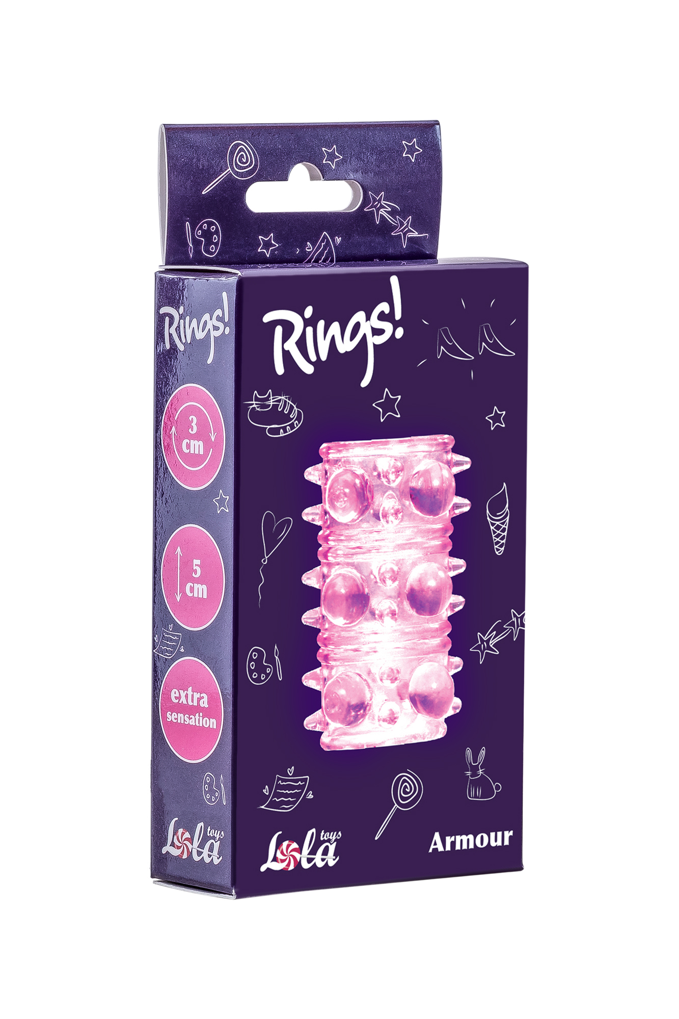 насадка на пенис rings armour pink 0115-11lola в Севастополе