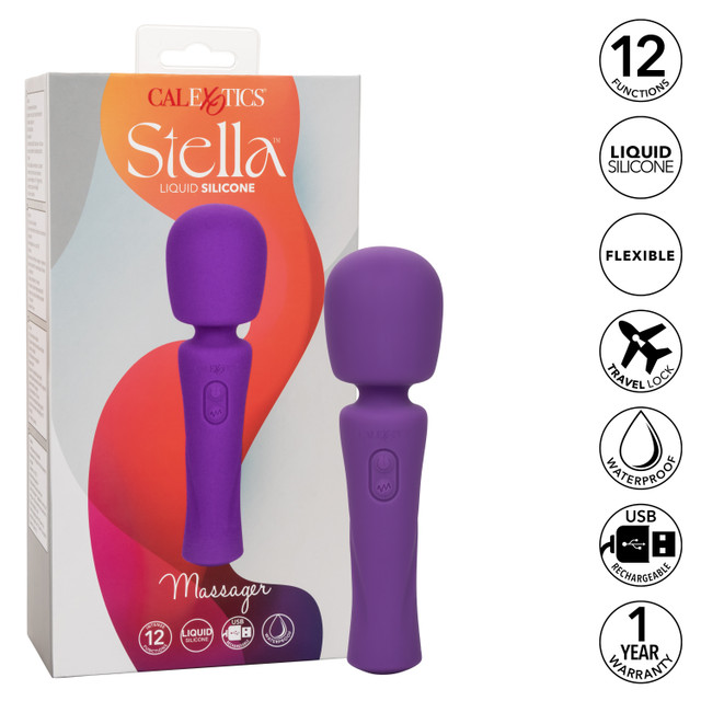 универсальный вебромассажер stella liquid silicone massager в Севастополе