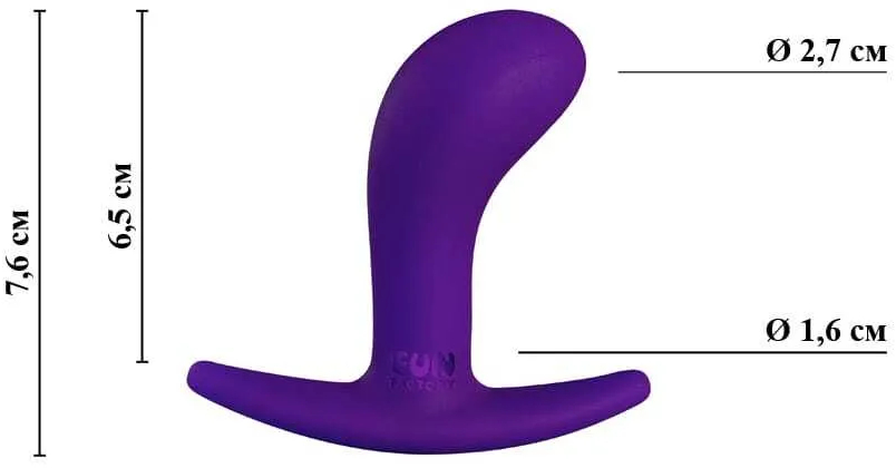 анальная пробка ff bootie small, фиолетовая. 24906 в Севастополе