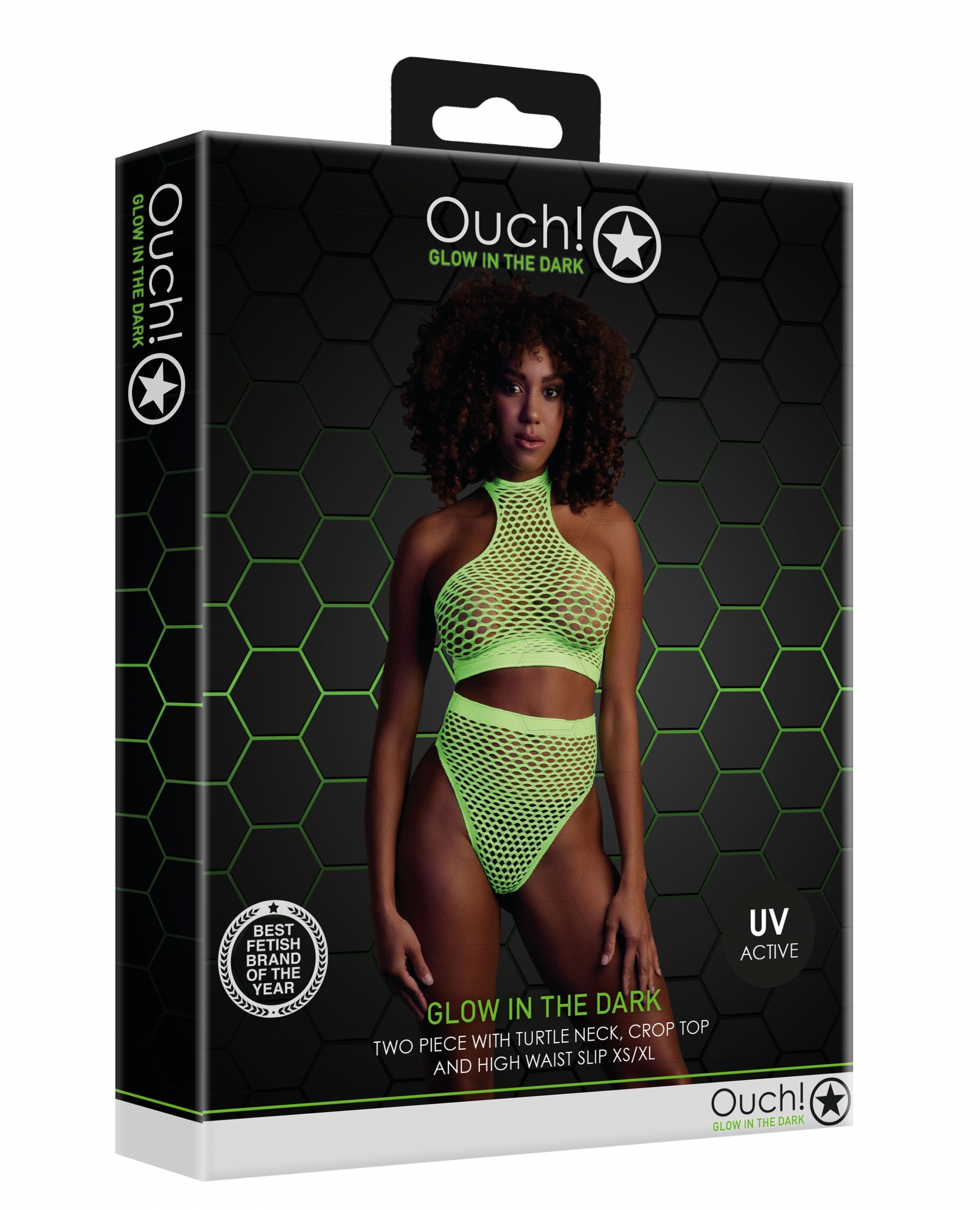 Топ и трусики Turtle Neck and High Waist Slip - Green - XS/XL