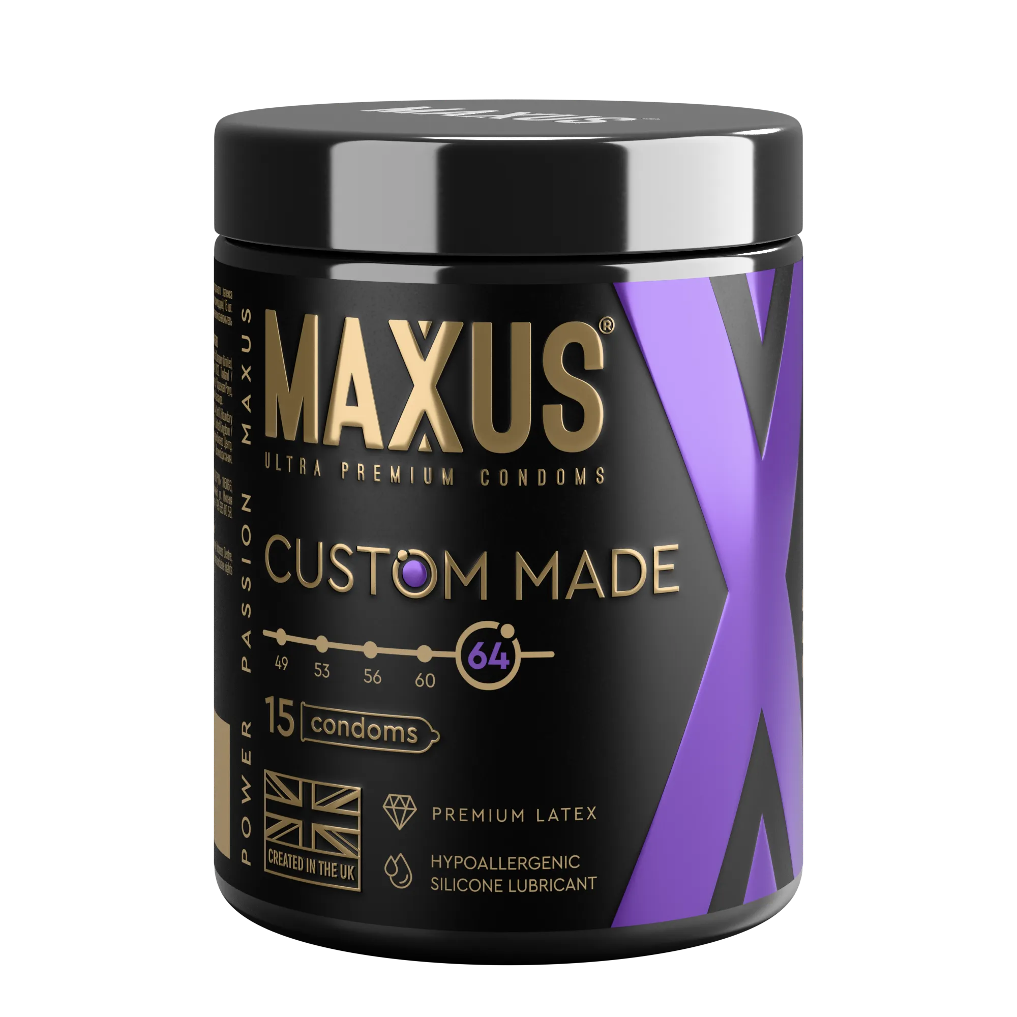 MAXUS Презервативы Custom Made 64 гладкие X-Edition, 15 шт. в Севастополе