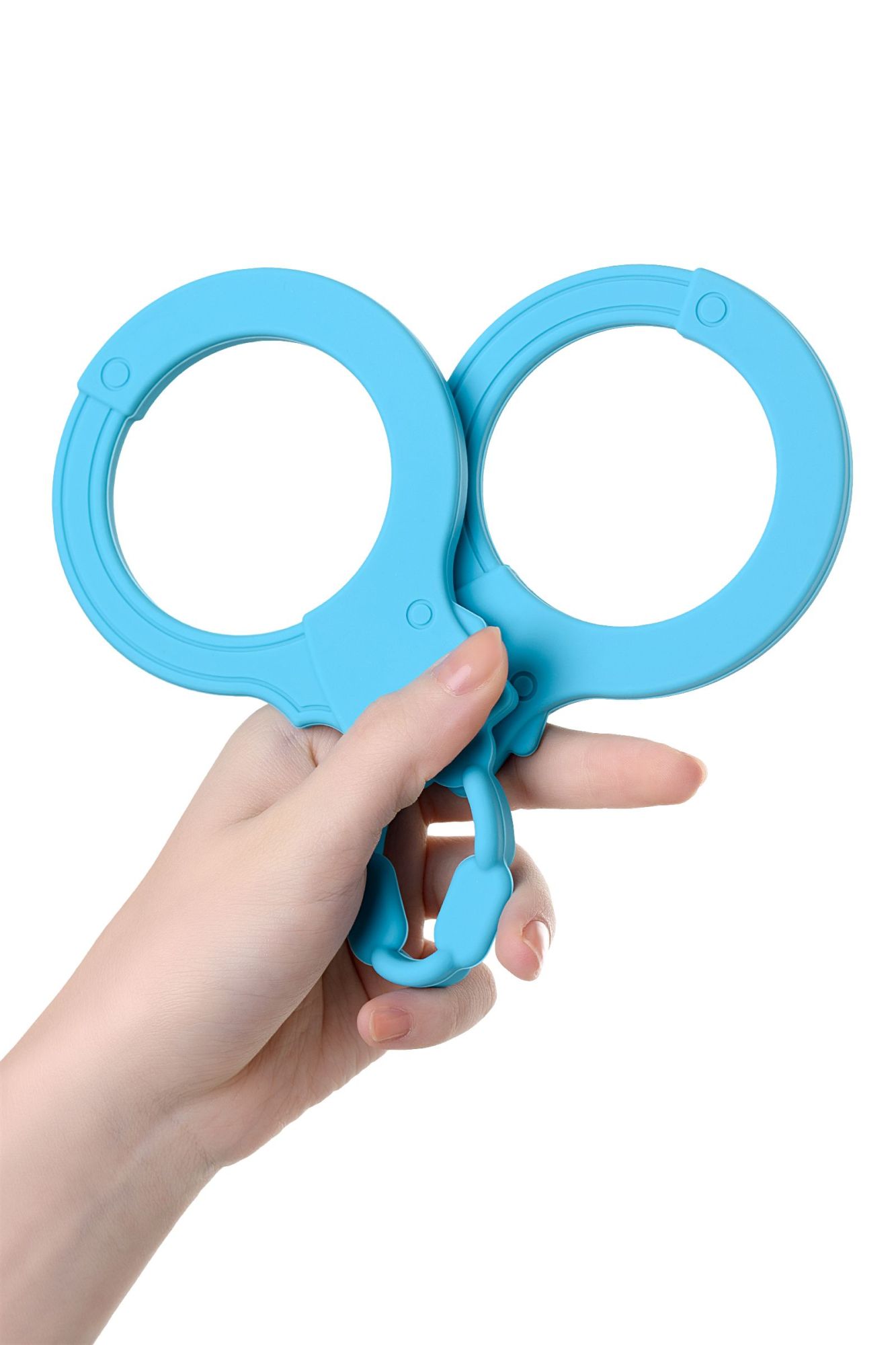 силиконовые наручники a-toys by toyfa celet, силикон, голубые, 33 см в Севастополе